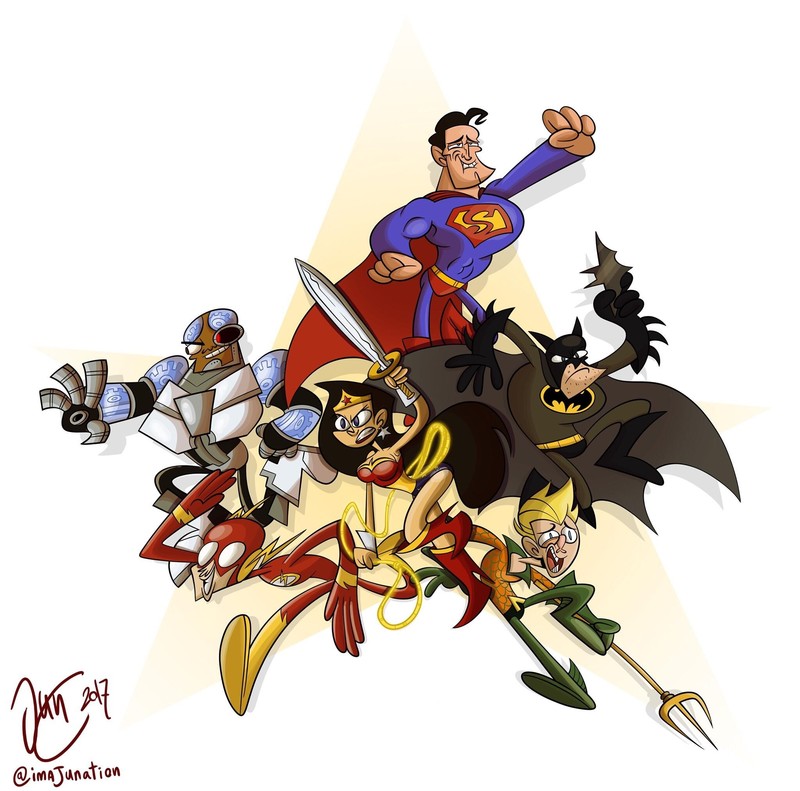 justice league, dc comics, artwork, digital art, hd, superheroes, artist