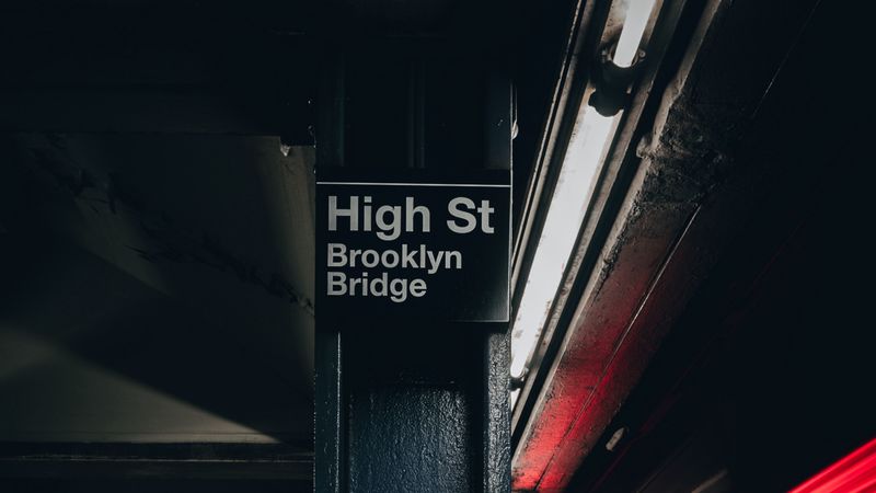metro, station, inscription, sign, 4k