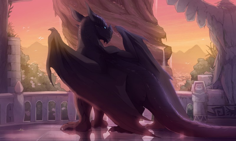 dragon, fantasy, hd, artist, artwork, digital art, deviantart