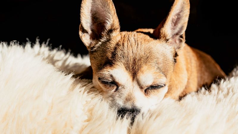chihuahua, dog, brown, pet, sleep, 4k