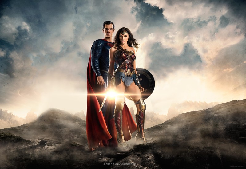justice league, superman, wonder woman, hd, 4k, 2017 movies, movies, artist, deviantart