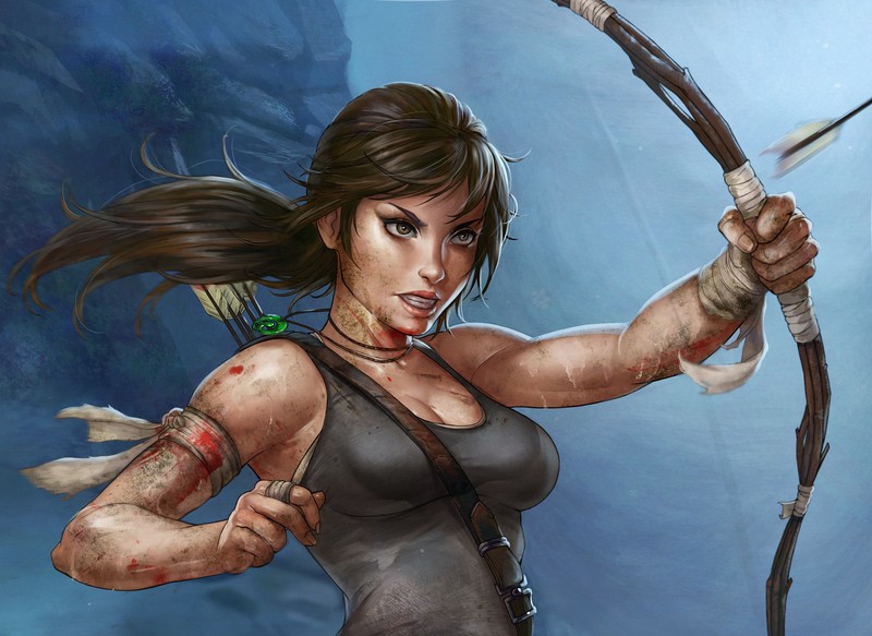 tomb raider, lara croft, artwork, 4k, hd, artist, digital art, deviantart