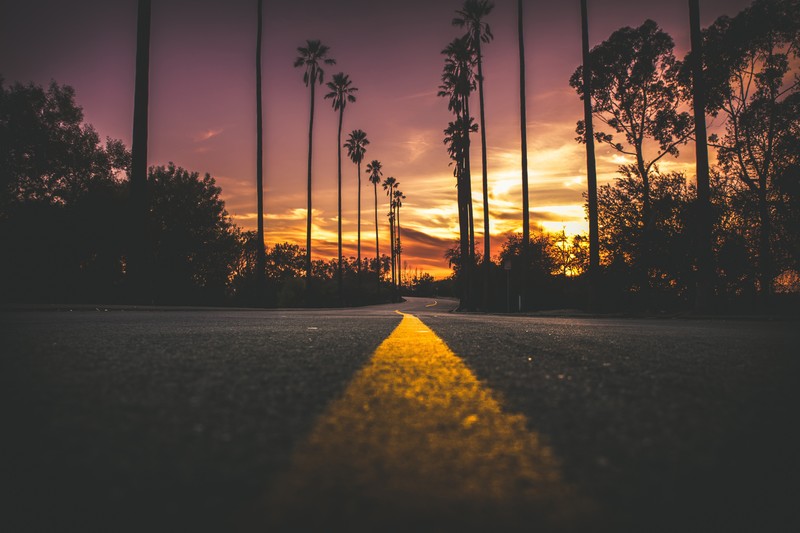 road, city, sunset, hd, 4k, 5k
