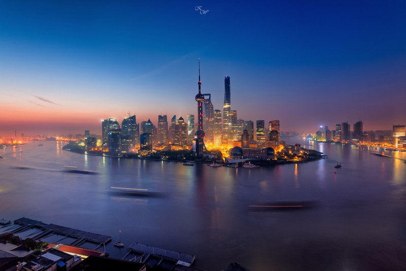 china, world, hd, city, buildings, night