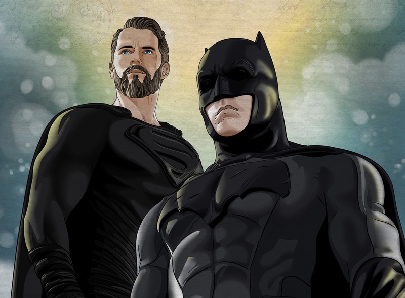 justice league, batman, superman, artwork, digital art, artstation, artist, hd