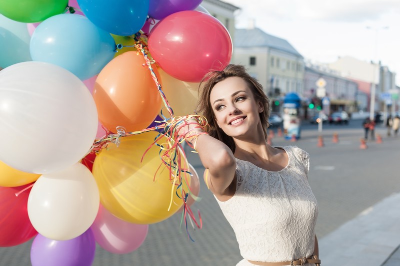 girls, smile, balloon, outdoors, hd, 4k, 5k, 8k, photography