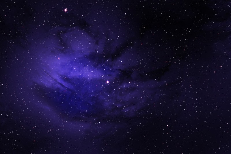 space, stars, sky, purple, hd, nature