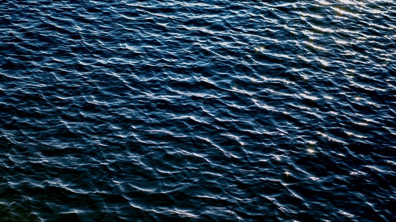 waves, ripples, water, surface, texture, 4k