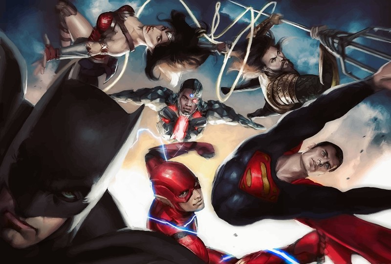 justice league, superheroes, artwork, digital art, deviantart, hd, 4k