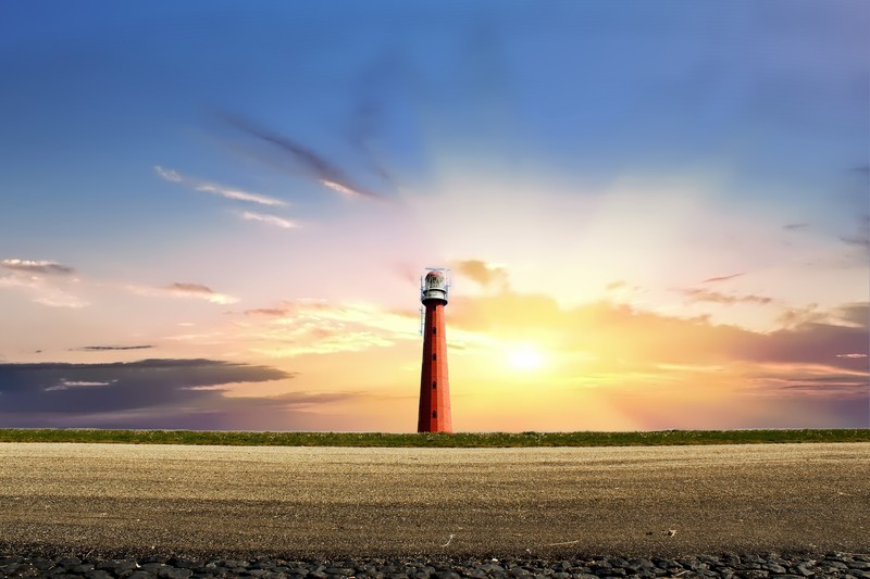 lighthouse, nature, sun, hd, 4k, 5k, sky, clouds, photography
