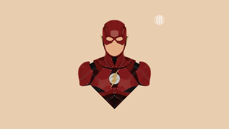 flash, minimalism, superheroes, 8k, hd, 4k, 5k, artist, artwork, digital art, deviantart