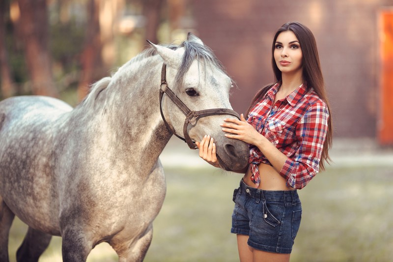 girls, model, hd, horse, photography, 4k, animals