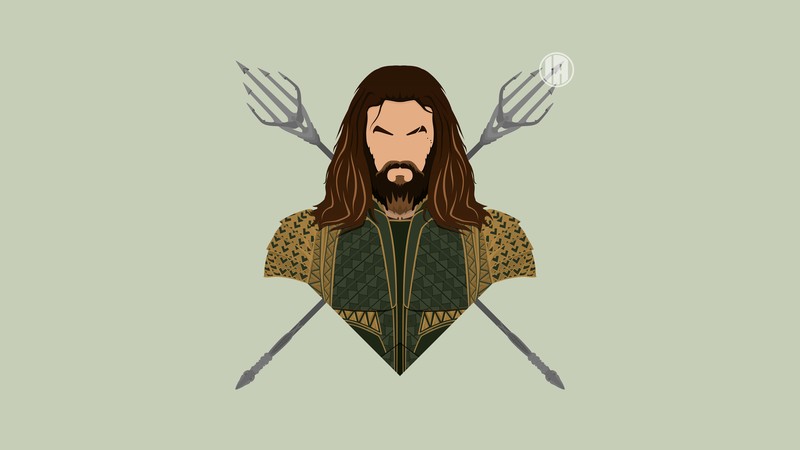 aquaman, superheroes, minimalism, 4k, 5k, 8k, hd, deviantart