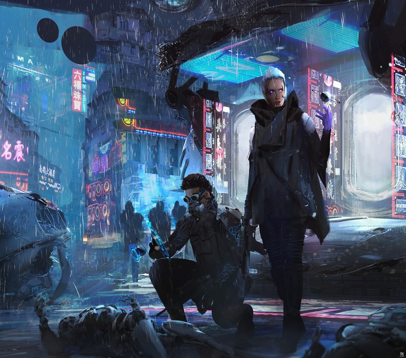 cyberpunk, scifi, artwork, artist, digital art, hd, artstation