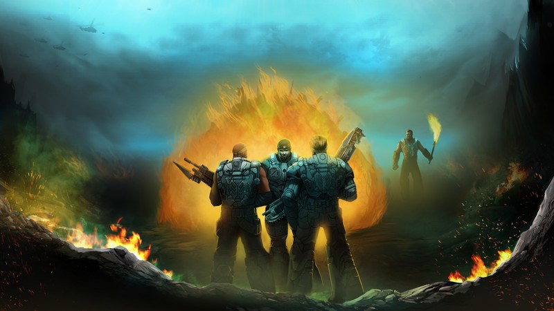 gears of war, gears of war 4, xbox games, games, pc games, ps games, hd, 4k, warrior