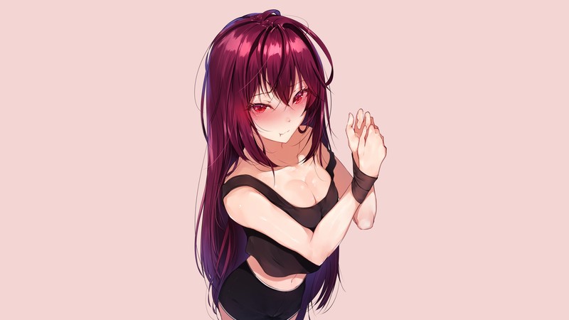 fate grand order, anime girl, anime, artwork, artist, digital art, hd, pink