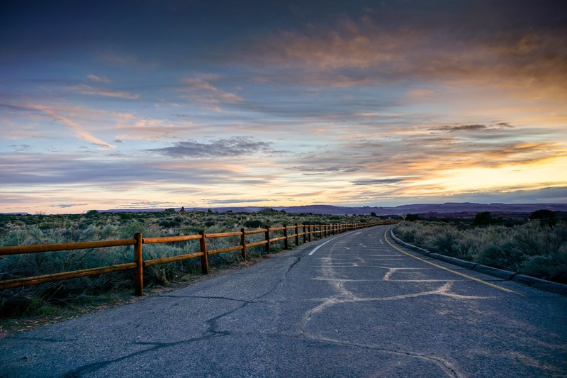 road, colorful, sky, hd, sunset, 4k, 5k