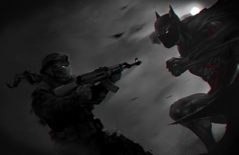 batman, artwork, digital art, hd, dc comics, art, superheroes, 4k