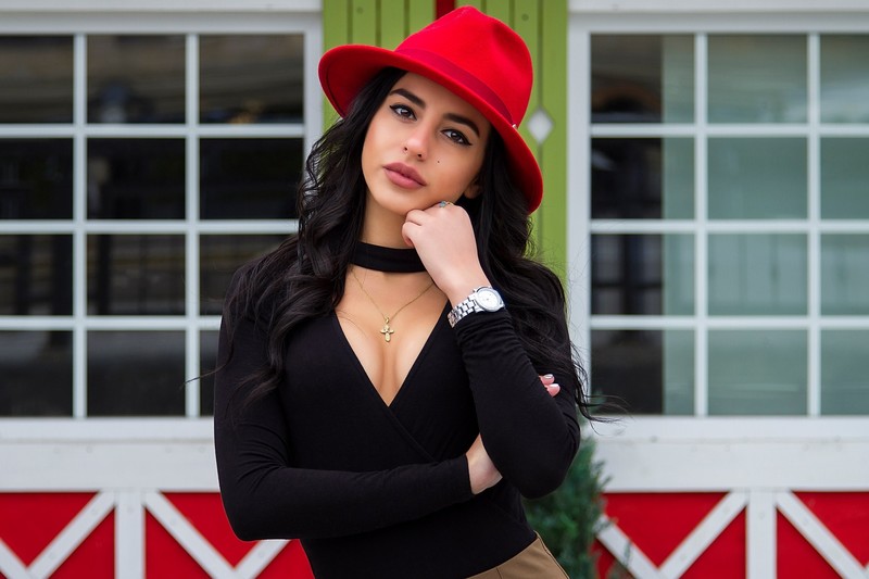 girls, model, hd, hat