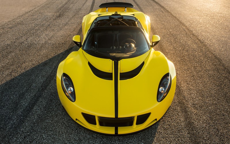 hennessey, 2017 cars, hd, cars, yellow
