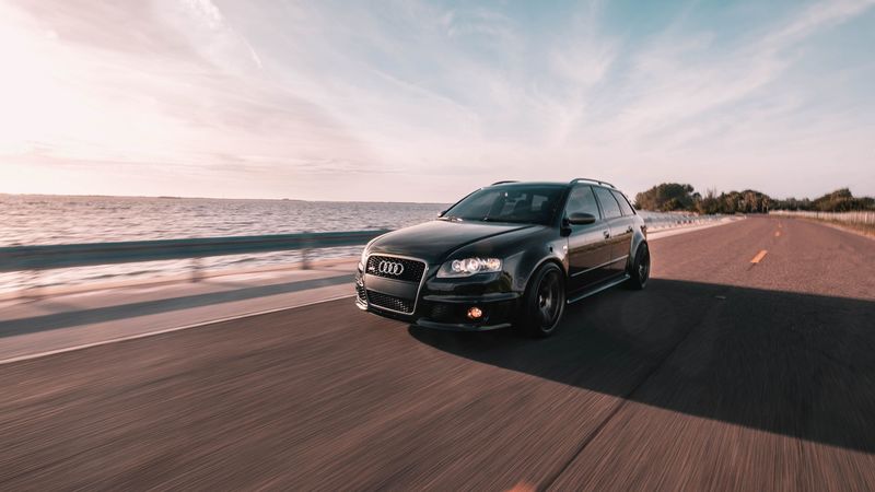 car, black, road, speed, ride, 4k