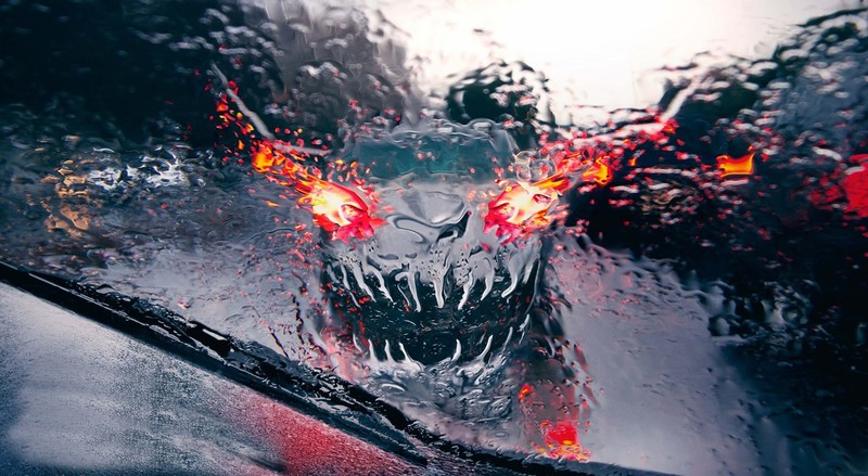 rain, water, glass, cars, hd, photography
