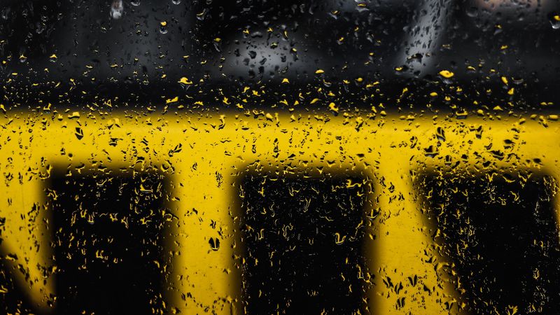 rain, drops, glass, macro, 4k