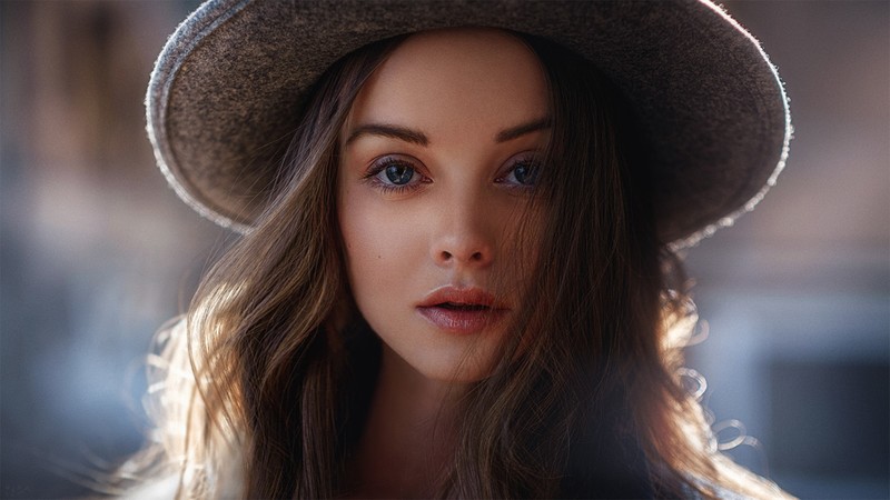 girls, model, hd, hat