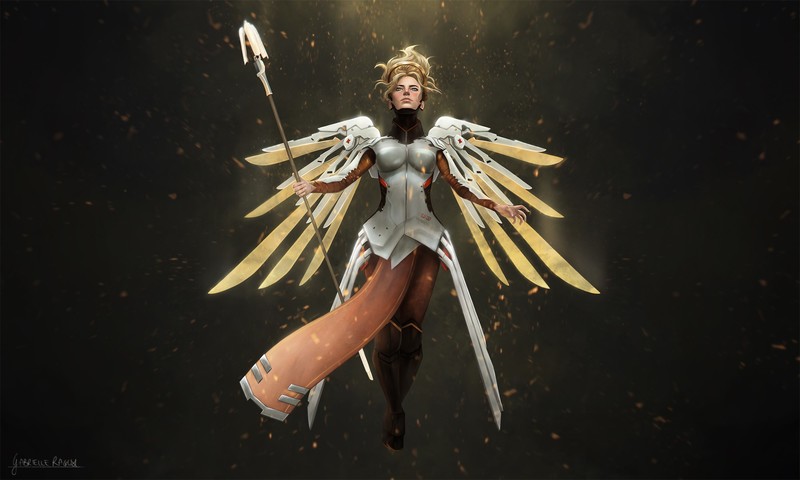 mercy overwatch, overwatch, games, xbox games, ps games, pc games, hd, artist, digital art, artwork, deviantart