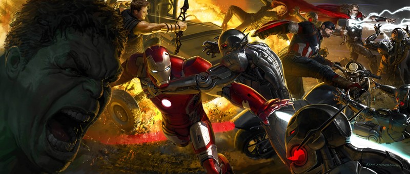 avengers, artwork, 4k, 5k, 8k, hd, digital art, artist, thor, avengers, black widow, captain america, hawkeye, iron man, hulk