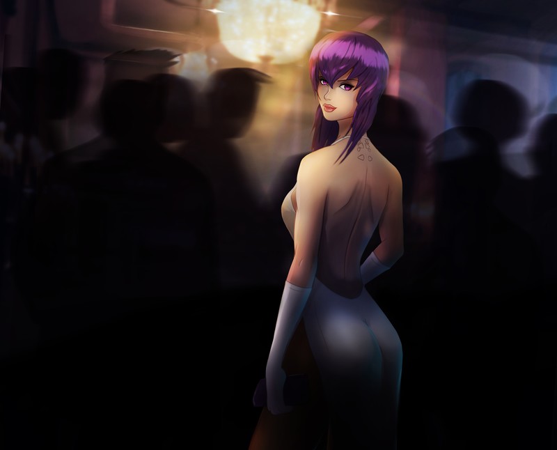anime girl, anime, ghost in the shell, hd, 4k, 5k, 8k, artist, artwork, digital art