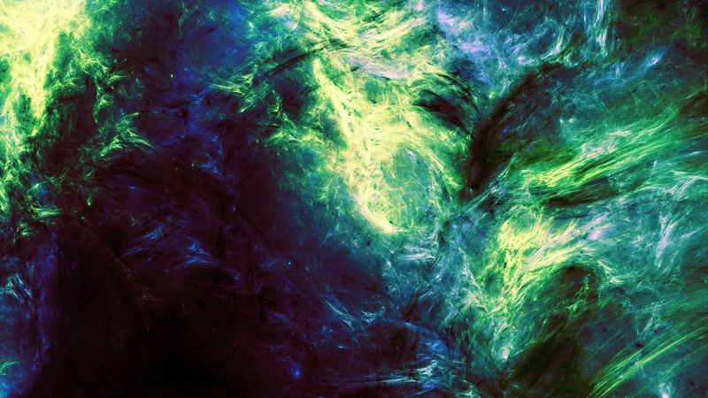 fractal, abstraction, spots, blur, 4k