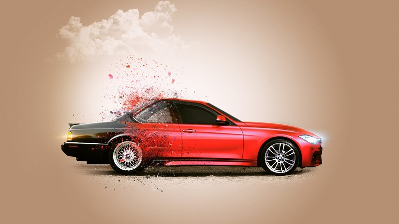 bmw, cars, artwork, hd, 4k