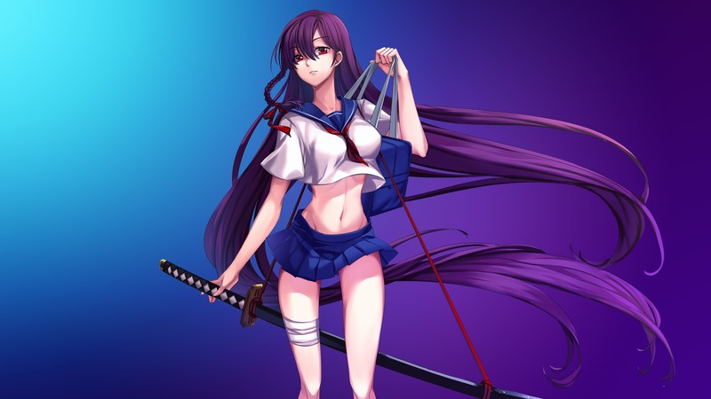 anime, anime girl, hd, 4k
