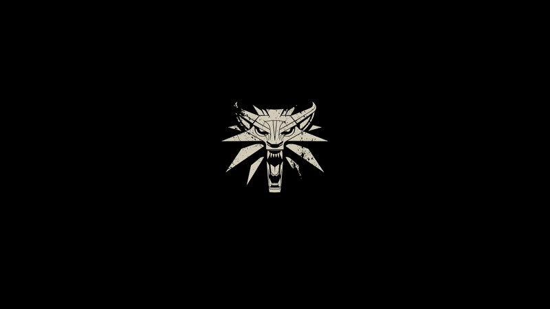 the witcher 3, games, ps4 games, xbox games, pc games, logo, 4k, minimalism, logo