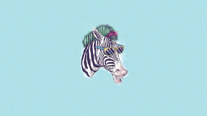 zebra, animals, minimalism, artist, digital art, hd