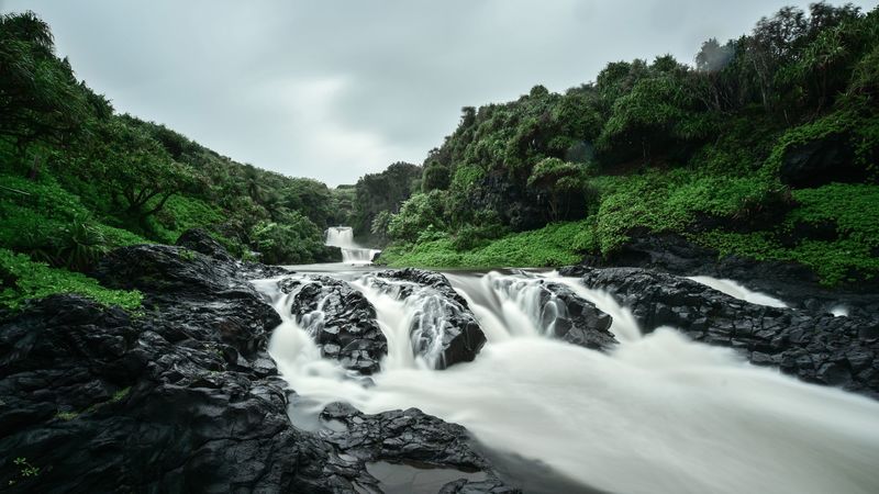 river, stones, water, stream, nature, 4k