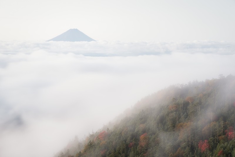 fog, nature, hd, mountains