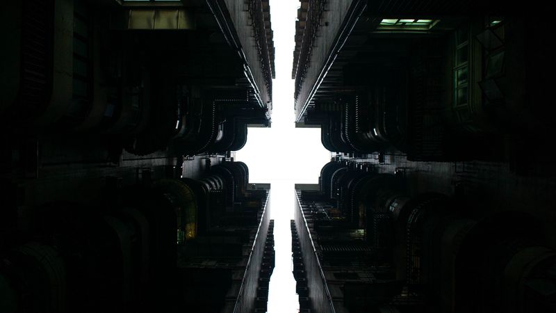 buildings, architecture, dark, 4k