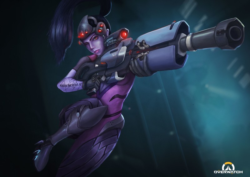 widowmaker, overwatch, games, hd, artwork, artist, digital art, artstation