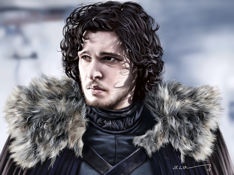 jon snow, game of thrones, tv shows, hd, 4k, artwork, artist, digital art