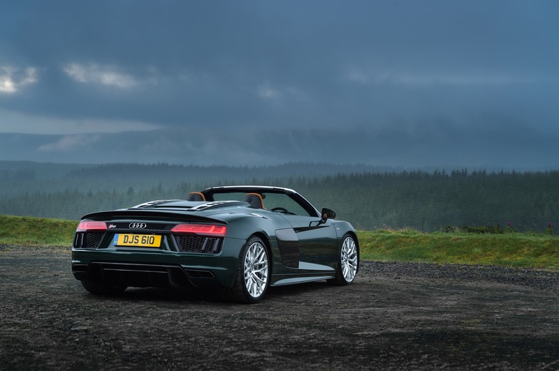 audi r8 spyder v10 plus, audi r8, audi, 2017 cars, cars, 4k, hd