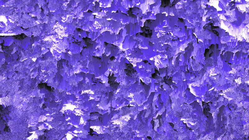 abstraction, distortion, glitch, purple, 4k
