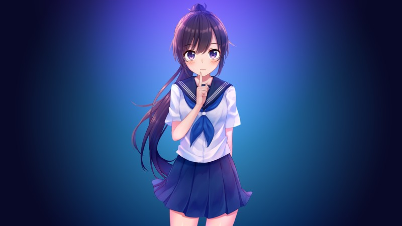 anime girl, anime, hd, 4k