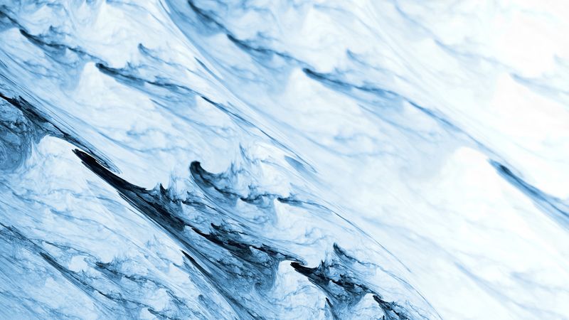 abstraction, fractal, distortion, spots, waves, 4k