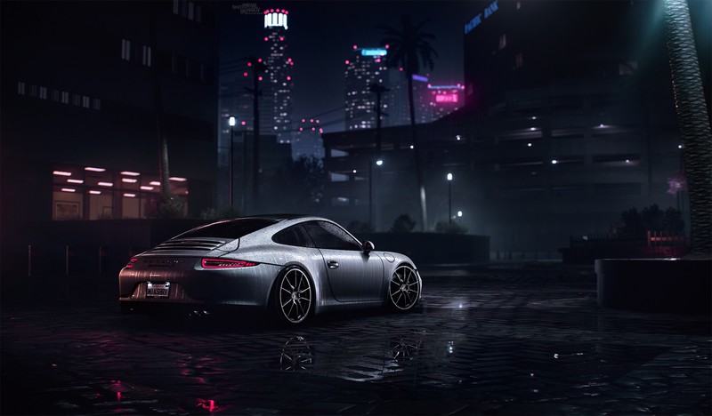 porsche 911, porsche, cars, artwork, artist, digital art, hd, artstation