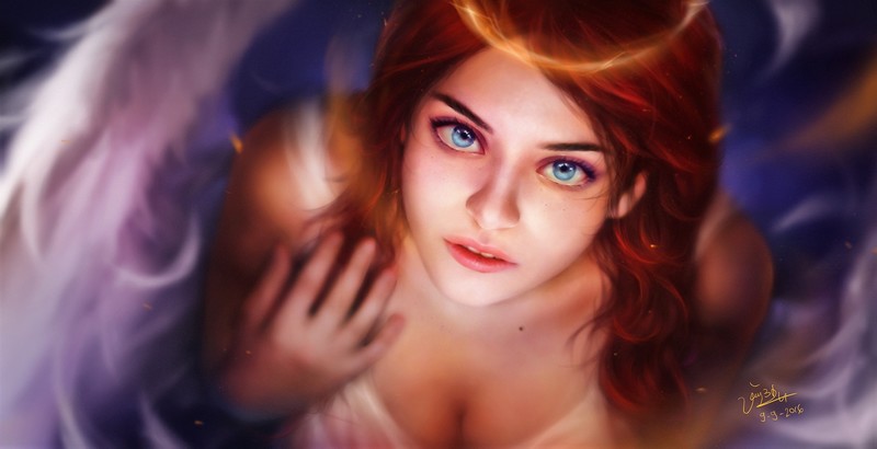 fantasy girls, artwork, artist, digital art, hd, 4k, artstation