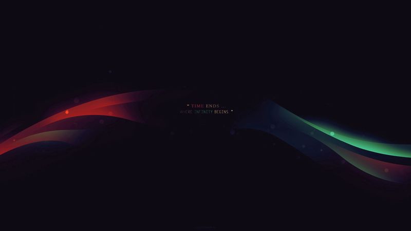 quote, time, infinity, text, 4k