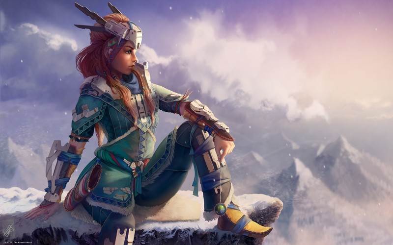 aloy, horizon zero dawn, games, pc games, xbox games, ps games, hd, artwork, 4k, artist, digital art, deviantart
