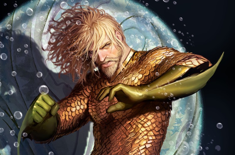 aquaman, artwork, superheroes, artist, digital art, hd, 4k